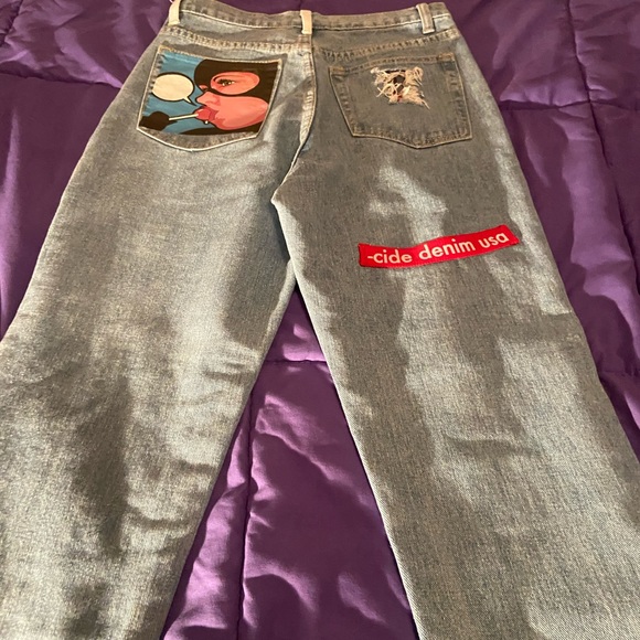 -cide denim USA designer jeans provocative. Size 28, inseam 30. Rare, unique. - Picture 15 of 15